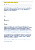 NURSING 390 Principles of Delegation and Priority Quiz Graded  A Plus