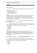 NUR1021 1211c > Chapter 50: Care of Surgical Patients Test Bank (answered) Latest 2021