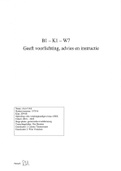 B1-K1-W7 verantwoordingsverslag geeft voorlichting l, advies en instructie 