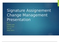 (Answered) LDR 535 Week 6 Apply Signature Assignment Change Management Presentation 2022