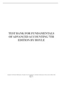  Fundamentals of Advanced Accounting 7th Edition