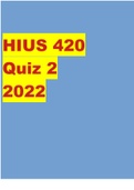 HIUS 420 Quiz 2 2022