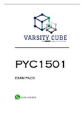 PYC1501 EXAM PACK 2022