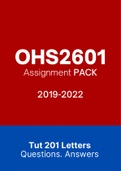 OHS2601 - Combined Tut201 Letters &lpar;2019-2022&rpar;