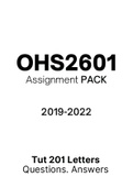 OHS2601 - Combined Tut201 Letters &lpar;2019-2022&rpar;