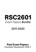 RSC2601 - Exam Questions PACK (2011-2020)