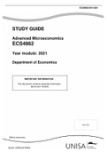 ECS4862 STUDY GUIDE 2021