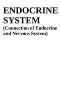 ENDOCRINE SYSTEM (Connection of Endocrine and Nervous System)