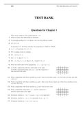 Discrete Mathematics and Its Applications, Rosen - Exam Preparation Test Bank (Downloadable Doc)