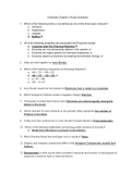 Chemistry Ch. 2 Study Questions - Endergonic Reactions, Chemical Bonds and Atomic Number