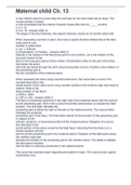 Maternal child Ch&period; 13 questions and answers well graded
