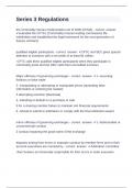 Series 3 Regulations questions and answers already solved 2024