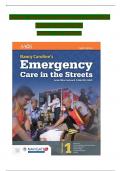 TEST BANK For Nancy Caroline&rsquo;s Emergency Care in the Streets&comma; 8th Edition by Nancy Caroline&comma; Verified Chapters 1 - 53&comma; Complete Newest Version