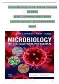 TEST BANK For Microbiology for the Healthcare Professional&comma; 3rd Edition By Karin C&period; VanMeter&comma; Robert J&period; Hubert&comma; All Chapters 1 - 25&comma; Complete Newest Version