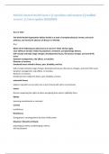 NSG 221 Mental Health Exam1 &vert;&vert; with questions and  correct answers &vert;&vert; verified answers graded A&plus; 