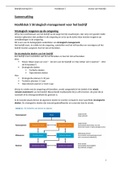 Bedrijfsvoering 1 - Hoofdstuk 5. Strategisch management voor het bedrijf