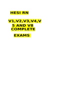HESI RN 5 AND V8 COMPLETE EXAMS 