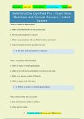 RelativityOne Certified Pro - Exam Items Questions and Correct Answers &vert; Latest  Update