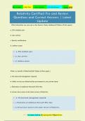 Relativity Certified Pro and Review Questions and Correct Answers &vert; Latest  Update