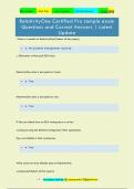 RelativityOne Certified Pro sample exam Questions and Correct Answers &vert; Latest  Update What is a benefit of RelativityOne&quest; &lpar;Select all that apply&period;