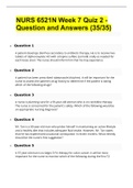 NURS 6521N Week 7 Quiz 2 - Question and Answers &lpar;35&sol;35&rpar;