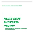 NURS 6635 MIDTERM-PMHNP