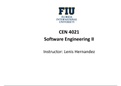 Lectures 1 - 11 - Software Engineering