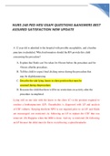 NURS 248 PED HESI EXAM QUESTIONS &ANSWERS BEST ASSURED SATISFACTION NEW UPDATE