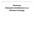 [23-24] Enterprise Architecture as a Business Strategy complete summary IM