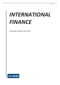 [Complete Summary] International Finance