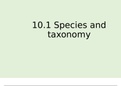 Ch 10 Biodiversity notes A* AQA A Level Biology