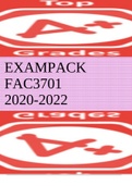 EXAMPACK FAC3701 2020-2022
