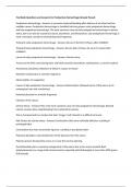 Test Bank Questions and Answers for Postpartum Hemorrhage Already Passed 