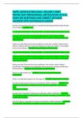 SAPPC CERTIFICATION EXAM &sol;SECURITY ASSET PROTECTION PROFESSIONAL CERTIFICATION ACTUAL EXAM 200 QUESTIONS AND CORRECT DETAILED ANSWERS WITH RATIONALES&vert;AGRADE