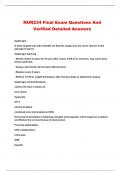 NURS 234 Packaged Exams With Questions And Verified Detailed Answers &lpar;100&percnt; Pass Guaranteed&rpar;