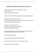NUR 404 Packaged Exams With Questions And Verified Detailed Answers &lpar;100&percnt; Pass Guaranteed&rpar;