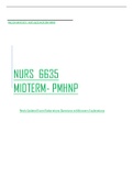 NURS 6635 MIDTERM- PMHNP