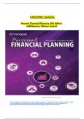 Solution Manual for Personal Financial Planning 15th Edition by Randy Billingsley&comma; Lawrence J&period; Gitman&comma; Michael D&period; Joehnk