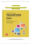 Solution Manual For Principles of Taxation for Business and Investment Planning 2024 27th Edition By Sally Jones&comma; Shelley Rhoades-Catanach&comma; Callaghan&comma; Kubick All Chapters Covered &comma;Latest Edition