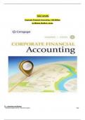 Test Bank for Corporate Financial Accounting&comma; 16th Edition by Carl S&period; Warren&comma; Jeff Jones