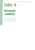 IB Sports Exercise and Health Science Notes (TOPIC 4: MOVEMENT ANALYSIS)