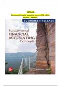 Test Bank for Fundamental Financial Accounting Concepts 11th Edition by Thomas Edmonds&comma; Philip Olds&comma; Christopher Edmonds&comma; Mark Edmonds&comma; Jennifer Edmonds