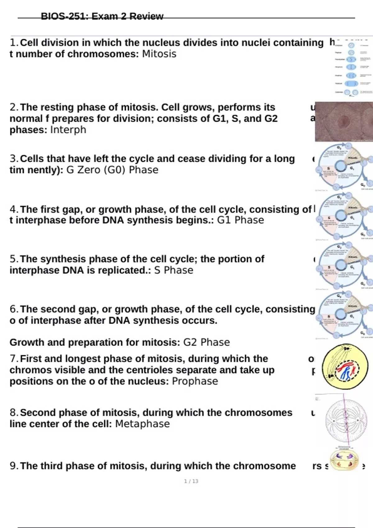 Exam 2: BIOS251 / BIOS 251 Anatomy & Physiology I with Lab | Review ...