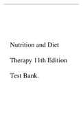 Nutrition and Diet Therapy 11th Edition Test Bank.pdf