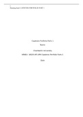 NR661&colon; 10626 W5 APN Capstone Portfolio Parts 1 