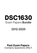 DSC1630 - Exam Questions PACK (2012-2020)