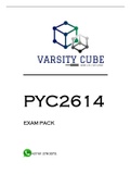 PYC2614 MCQ EXAM PACK 2022