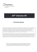 AP Calculus BC 2008 MCQ.
