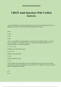 CBEST math Questions With Verified Answers&period;