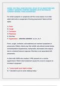 NURSE 1220 FINAL EXAM 2024&sol;2025 NCLEX STYLE QUESTIONS AND  CORRECT ANSWERS &lpar;VERIFIED ANSWERS &rpar;WITH RATIONALES  ALREADY GRADED &period;PASS GUARANTEED &period;